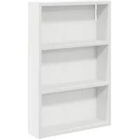 vidaXL Badregal 40 x 10 x 60,5 cm Wandregal Badezimmer Weiß Holzwerkstoff 3 Regalfäche