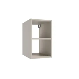 Neuesbad Serie 40 offenes Regal, B:300,H:500,T:430mm, Korpus/Front: kaschmir matt lackiert NB1DF001-A-030271