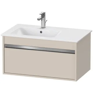 Duravit Ketho Waschtischunterbau wandhängend Taupe Matt 800x475x410 mm - KT641909191 KT641909191
