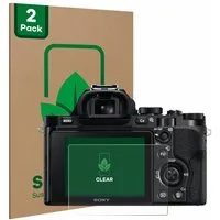 ScreenLeaf Displayschutzfolie Schutzfolie für Sony Alpha 7 (ILCE-7), 2 Stück, nachhaltiger Displayschutz Schutz Folie Klar Transparent