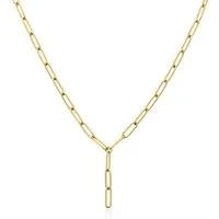 JEWLIX Y-Kette Gliederkette Grob für Damen in Gold N5144-G