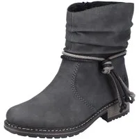 Rieker Winterstiefelette mit Zierbänder am slouchy Schaft