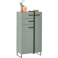 moebel-dich-auf Highboard MESSINA (Badkommode, Midischrank), Softclose-Funktion, Breite 60 cm