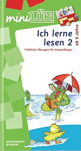 miniLÜK: Ich lerne lesen 2: Fröhliche Übungen für Leseanfänger für Kinder von 5 bis 7 Jahren [Taschenbuch] [1996] Vogel Heinz Junga Michael