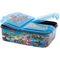 Stor Lunchbox Italian Brainrot Lunchbox Kinder Brotdose mit 3 Fächern Pausenbox