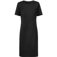 GREIFF Etuikleid Greiff Corporate BASIC Damen Etuikleid Kurzarm Regular-Fit Schwarz