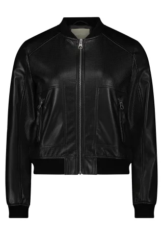 AMBER & JUNE - Übergangsjacke Schwarz - Gr. - 44
