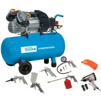 Güde Kompressor Set 400/10/50 DG, 2200 W, max. 10 bar, 50 l