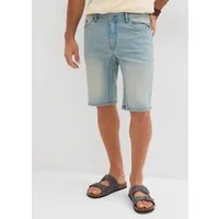 bonprix Bermudas mit Used-Effekt, regular fit, aus hautfreundlicher Baumwolle