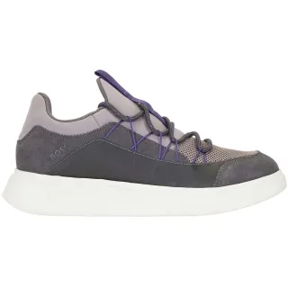 Boss - Sneaker für Herren, Leder (Grau)