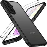SmartUP Smartphone-Hülle + 2X Schutzglas für Samsung Galaxy A36 5G Panzerfolie Display Case 9H 6,7 Zoll, kompletter Rundumschutz