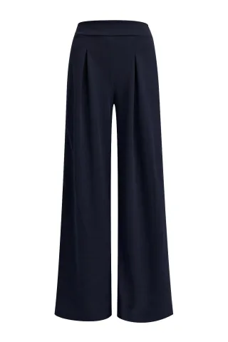 HeartKiss - Pants Wide Leg dark blue - Gr. - S