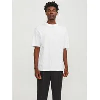 Jack & Jones Oversize-Shirt JJEBRADLEY Oversize T-Shirt mit klassischem Rundhalsausschnitt mit gekämmten Jersey