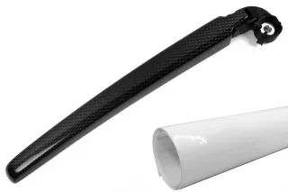 Heckwischer Frontwischer Scheibenwischer Arm Design Folie Set in Weiß Glanz