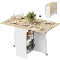 Woltu Esstisch, klappbar, Küchentisch für 2-4 Personen, 130x80x72 cm