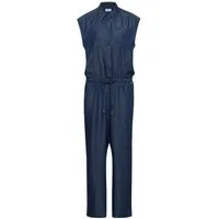 CECIL Chinohose Jumpsuit Tencel Dark Blue, Dark blue wash