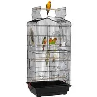 Yaheetech Vogelkäfig Vogelvoliere, Vogelhaus für Papagei Wellensittich