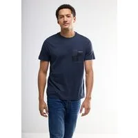 STREET ONE MEN T-Shirt mit Rundhalsausschnitt