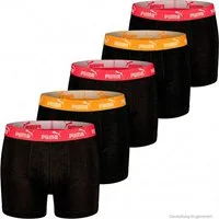 PUMA BODYWEAR Boxershorts (5er-Pack) mit umlaufendem Puma-Logo am Bund