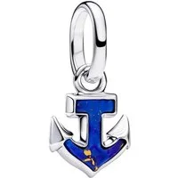 Pandora Charm Anker 794610C01, Mini Anhänger Silber Blauer