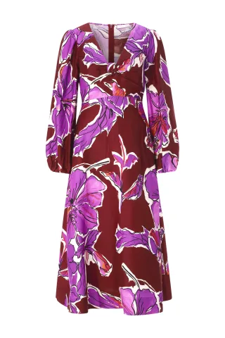 Rich & Royal - Printed Maxi Dress soft orchid - Gr. - 36