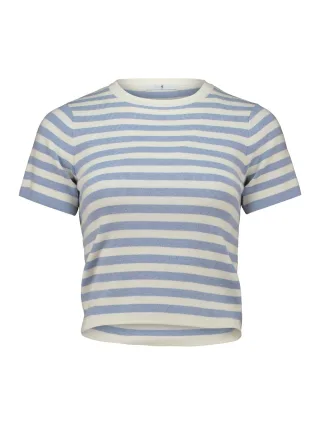 HaILYS - SS V SK Le44ne offwhite/blue stripe - Gr. - L
