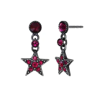 konplott - Ohrringe - Soft Temptations lila/pink/silver - Gr. - OS