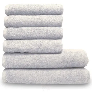 Lanudo? Handtuch Set Pure Line 2x Duschtuch + 4x Handtuch Violett