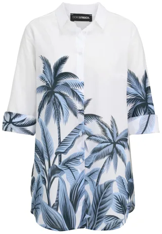 Doris Streich - Bluse marine - Gr. - 46
