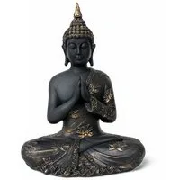 Yudu Buddhafigur Happy Buddha Feng Shui Figur Glücksbringer Thai Buddha