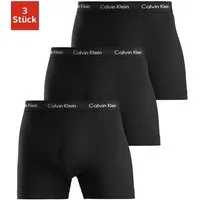 Calvin Klein Underwear Trunk CK Trunk 3PK (3-St) in uni schwarz mit Logoschriftzug
