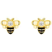 Prinzessin Lillifee Paar Ohrstecker Bee, mit Zirkonia (synth)