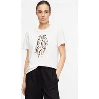 comma Kurzarmshirt T-Shirt Artwork T-Shirt
