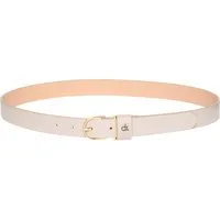 Calvin Klein Ledergürtel CK METAL LOOP ROUND BUCKLE 25MM Größenverstellbar
