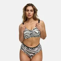 cfab (creamy fabrics) Bügelloser BH Seamless Compact Push-Up BH-Zebra-XS (1-tlg)