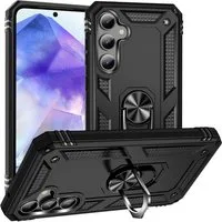 CoolGadget Handyhülle Armor Shield Case für Samsung Galaxy A55 5G 6,6 Zoll, Outdoor Cover mit Magnet Ringhalterung Handy Hülle für Samsung A55 5G
