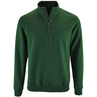 SOLS - "Stan" Pullover Stehkragen für Herren (Flaschengrün)
