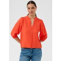 KAFFE Langarmbluse Bluse langarm KAalberta