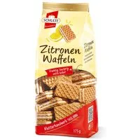 Schulte Kekse, Schulte Zitronen Waffeln knusprige Mini Waffelschnitten 175g