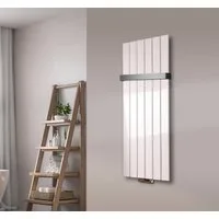 Szagato Badheizkörper BADHEIZKÖRPER Design Peking 2 120x47cm 799 Watt weiß (1 Halter 50mm), 5 Jahre Garantie, Made in Germany