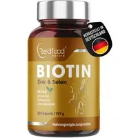 Redfood Biotin, Zink und Selen Kapseln, 1 er 365,00 St., 91,5 g