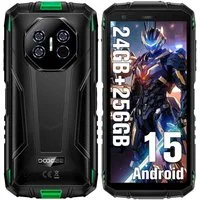 DOOGEE Fire 3 Ultra 24GB RAM+256GB ROM Android 15 Outdoor Smartphone (13,97 cm/5.5 Zoll, 256 GB Speicherplatz, 16 MP Kamera, 5,5'' Display, IP68/IP69, 16MP Kamera, 8350mAh, NFC, OTG, GPS)