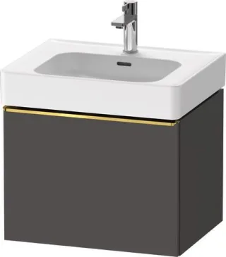 Duravit D-Neo Waschtischunterbau wandhängend Graphit Matt 584x452x440 mm - DE4276034490000 DE4276034490000