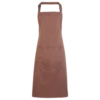 Premier Ladies/Womens Colours Bip Schürze mit Tasche (2er Pack) (Mocha)