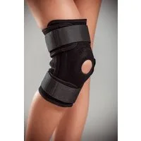 Lorey Medtec Kniebandage Neopren Kniestütze mit Patellaaussparung und seitlichen Stabilisatoren