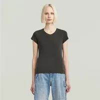 G-STAR V-Shirt Eyben mit Label
