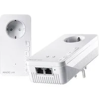 DEVOLO Magic 2 WiFi 6 next Powerline Starter Kit Powerline, WLAN 2400 MBit/s Reichweitenverstärker