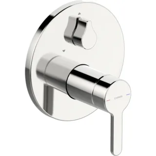 Hansa Hansadesigno Fertigmontageset 81119563 Wannenarmatur, mit Funktionseinheit, chrom