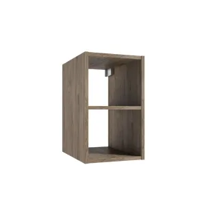 Neuesbad Serie 40 offenes Regal, B:300,H:500,T:430mm, Korpus/Front: Walnuss Rockford Holzdekor NB1DF001-A-030291
