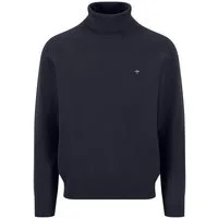 FYNCH-HATTON Rollkragenpullover mit Logostickerei